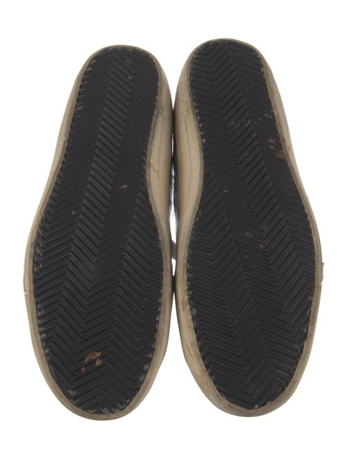 Golden Goose Leather Distressed Accents Sneakers