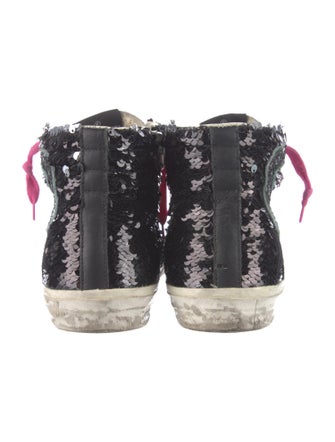 Golden Goose Suede Printed Sneakers