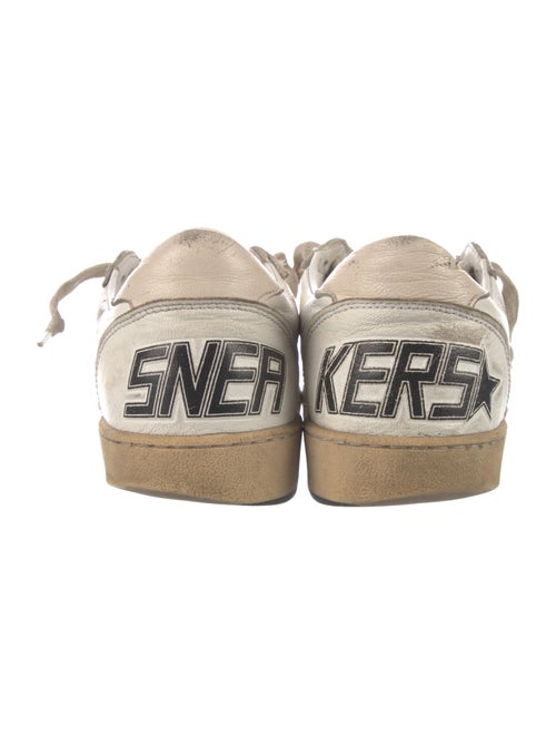 Golden Goose Leather Distressed Accents Sneakers