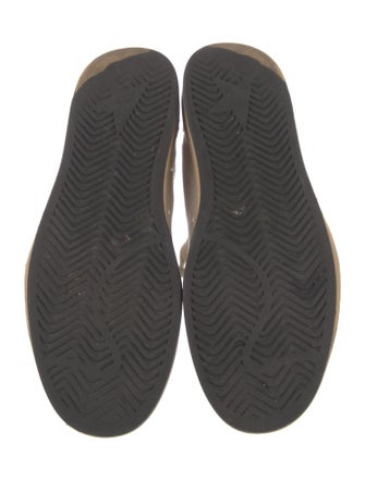 Golden Goose Leather Distressed Accents Sneakers