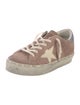 Golden Goose Suede Glitter Accents Sneakers