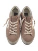 Golden Goose Suede Glitter Accents Sneakers