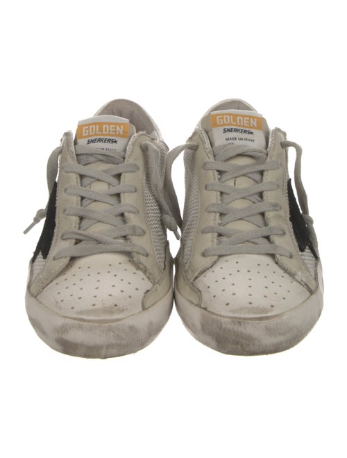 Golden Goose Leather Distressed Accents Sneakers