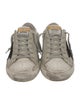 Golden Goose Leather Distressed Accents Sneakers