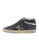 Golden Goose Suede Graphic Print Sneakers