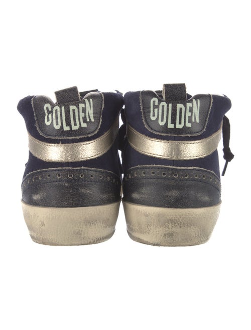 Golden Goose Suede Graphic Print Sneakers