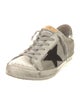 Golden Goose Leather Graphic Print Sneakers