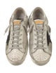 Golden Goose Leather Graphic Print Sneakers