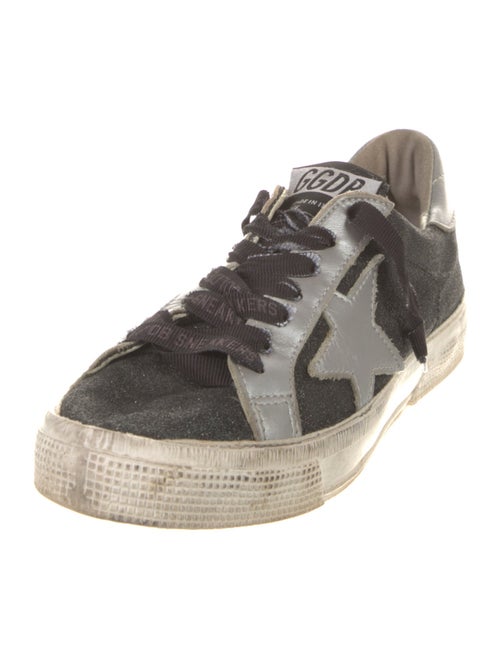 Golden Goose Glitter Graphic Print Sneakers