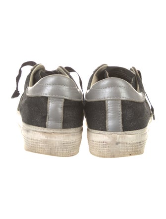 Golden Goose Glitter Graphic Print Sneakers