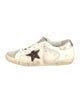 Golden Goose Leather Colorblock Pattern Sneakers