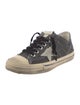 Golden Goose Canvas Distressed Accents Sneakers