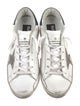 Golden Goose Leather Graphic Print Sneakers
