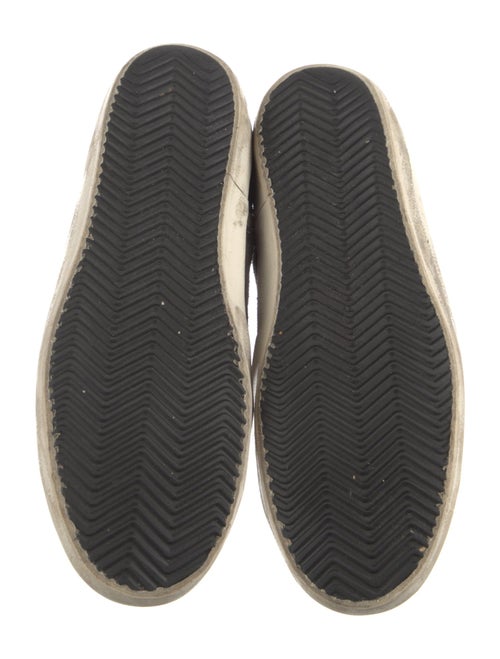 Golden Goose Suede Colorblock Pattern Sneakers