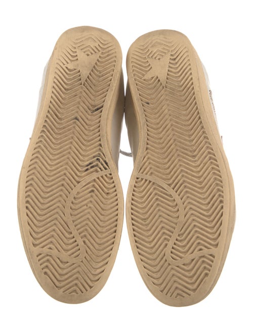Golden Goose Leather Distressed Accents Sneakers