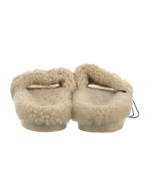 Golden Goose Shearling Glitter Accents Slides