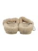 Golden Goose Shearling Glitter Accents Slides