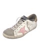 Golden Goose Leather Printed Sneakers