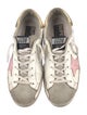 Golden Goose Leather Printed Sneakers