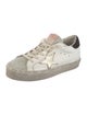 Golden Goose Leather Graphic Print Sneakers