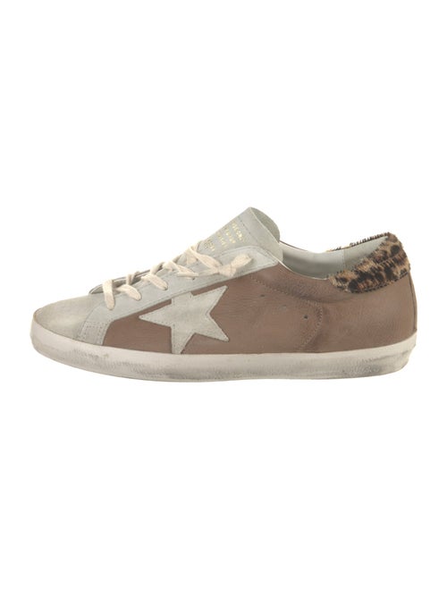 Golden Goose Suede Distressed Accents Sneakers