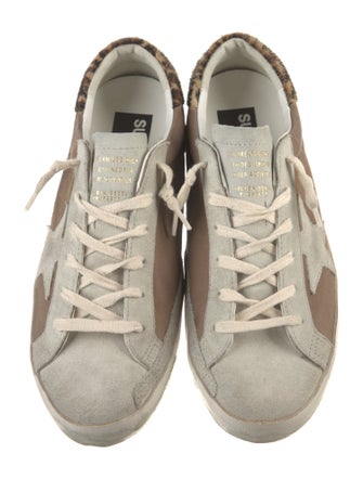 Golden Goose Suede Distressed Accents Sneakers