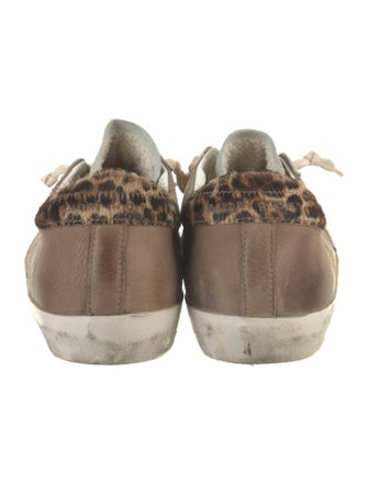 Golden Goose Suede Distressed Accents Sneakers