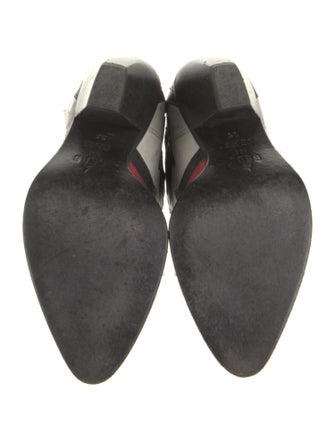 Golden Goose Leather Colorblock Pattern Chelsea Boots