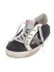 Golden Goose Suede Glitter Accents Sneakers