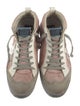 Golden Goose Suede Colorblock Pattern Sneakers