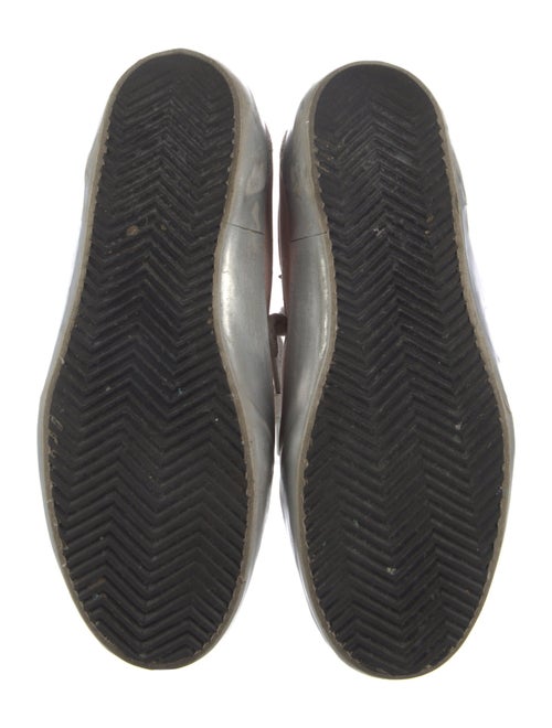 Golden Goose Suede Colorblock Pattern Sneakers