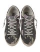 Golden Goose Leather Printed Sneakers