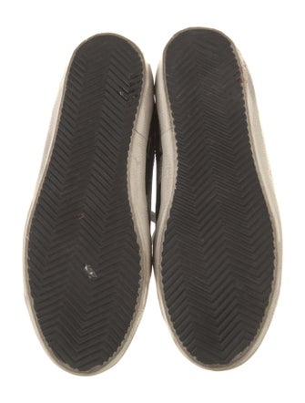 Golden Goose Leather Printed Sneakers