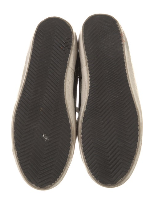 Golden Goose Leather Printed Sneakers