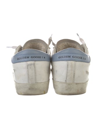 Golden Goose Leather Distressed Accents Sneakers