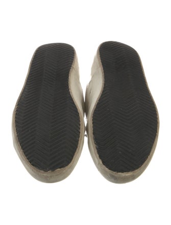 Golden Goose Leather Distressed Accents Sneakers