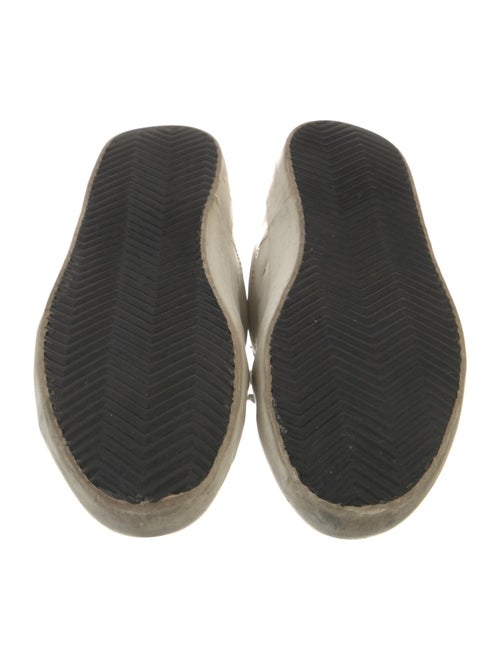 Golden Goose Leather Distressed Accents Sneakers