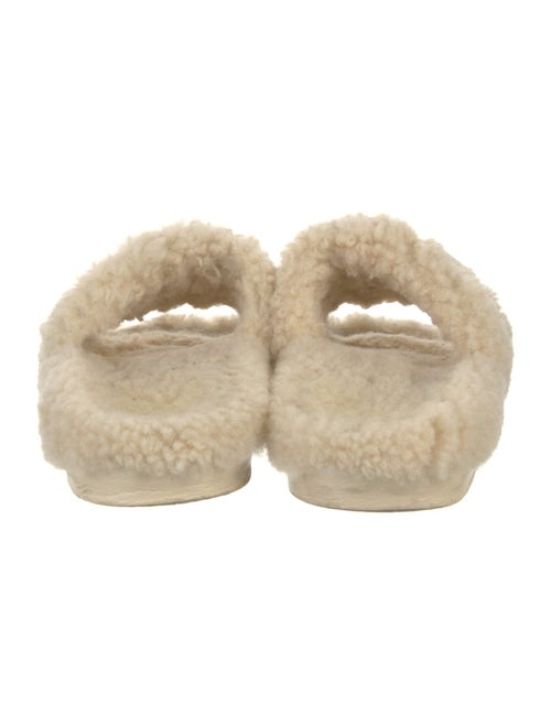 Golden Goose Shearling Glitter Accents Slides