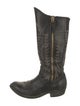 Golden Goose Leather Western Boots