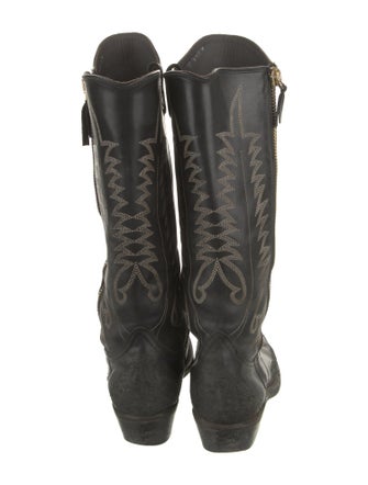 Golden Goose Leather Western Boots