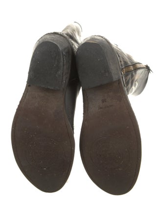 Golden Goose Leather Western Boots