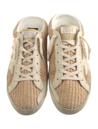 Golden Goose Raffia Sneakers
