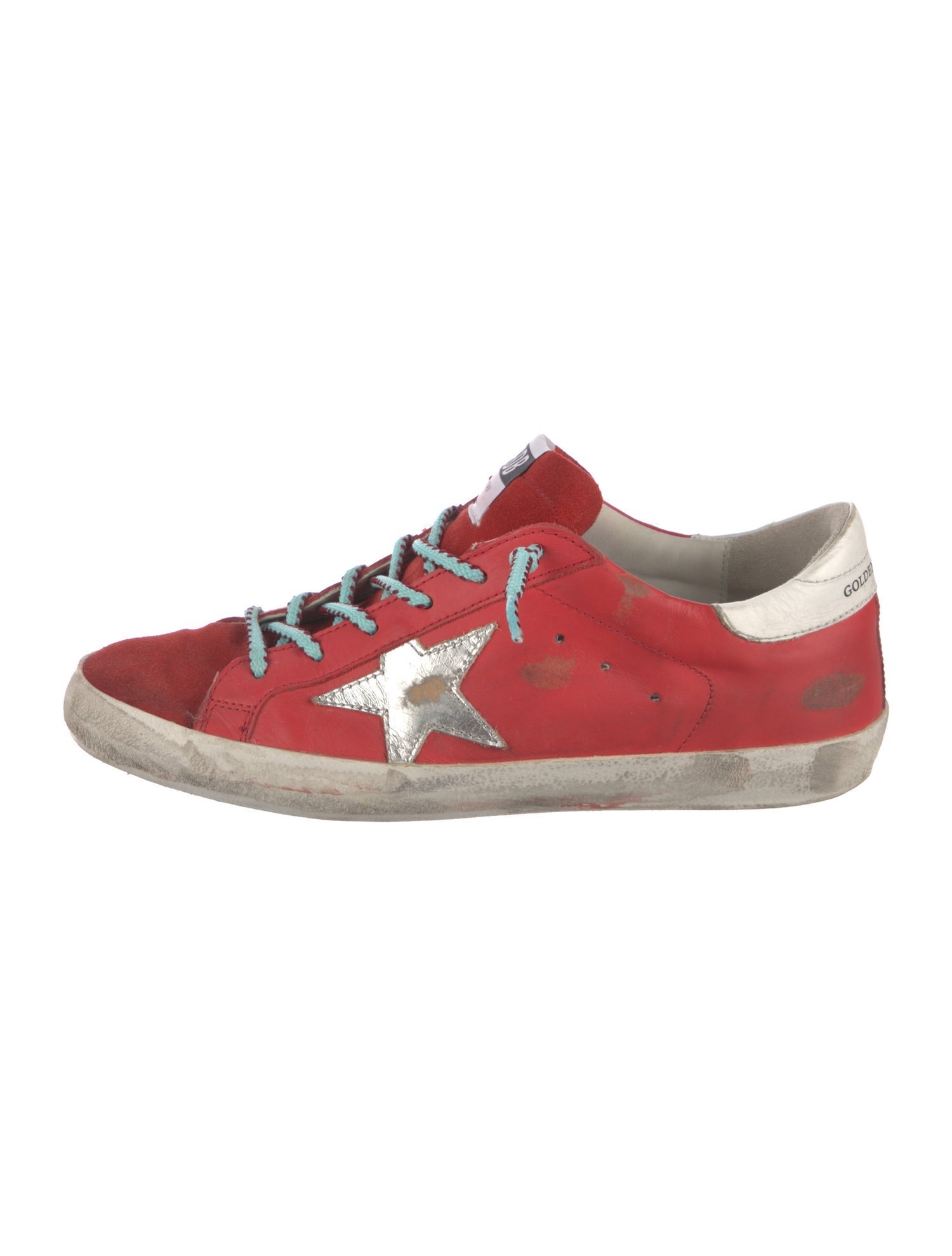 Golden Goose Suede Printed Sneakers