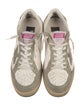 Golden Goose Leather Colorblock Pattern Sneakers