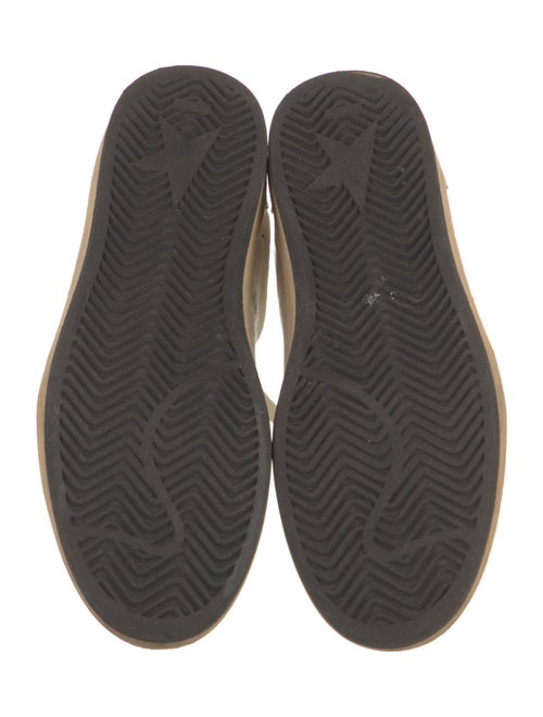 Golden Goose Leather Colorblock Pattern Sneakers