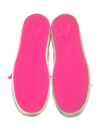 Golden Goose Leather Mesh Accents Sneakers