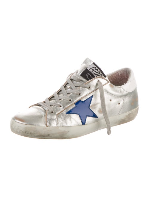 Golden Goose Leather Distressed Accents Sneakers