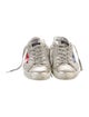 Golden Goose Leather Distressed Accents Sneakers
