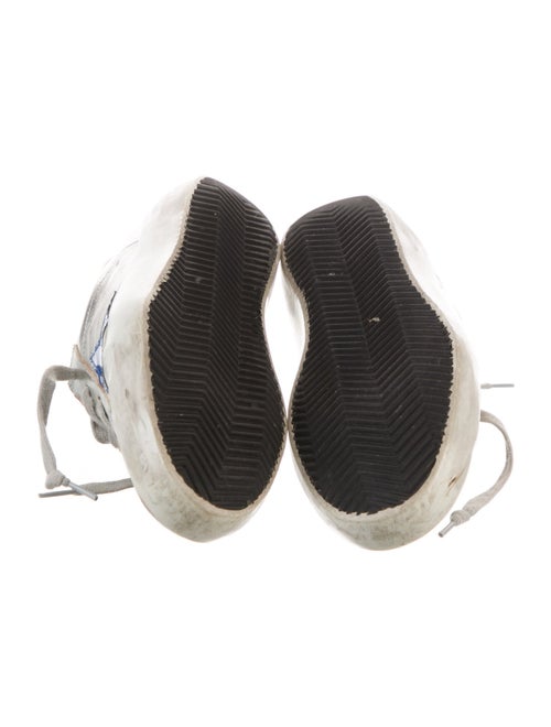 Golden Goose Leather Distressed Accents Sneakers