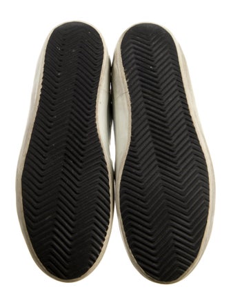 Golden Goose Leather Colorblock Pattern Sneakers